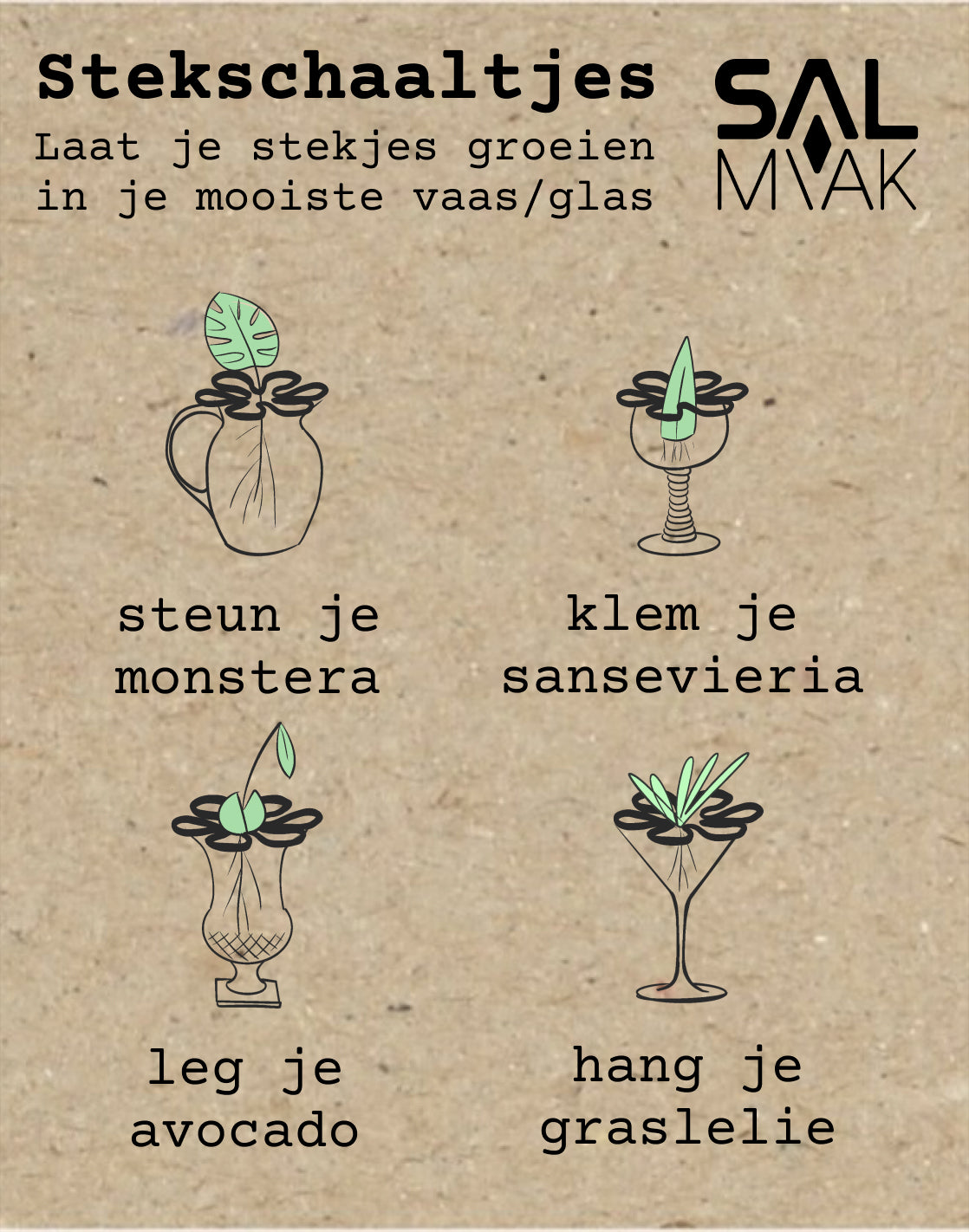 Stekschaaltjes set van 2